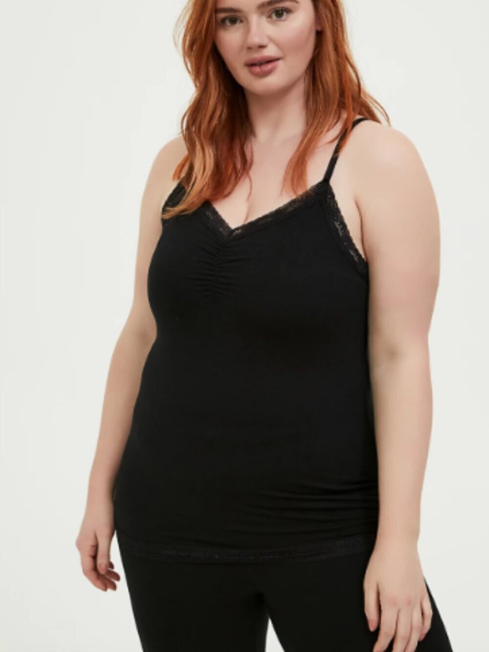 Torrid Black Lace Cami Tank Top NWT Size Large Torrid Size 0